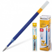 стержень для гел. авт. ручки  BRAUBERG 110мм,  0,5мм, синий