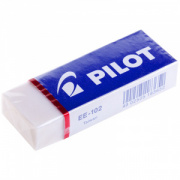ластик Pilot  61*22*12мм, белая, виниловая, картонный держатель