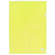 папка-уголок А4 жёлтая 