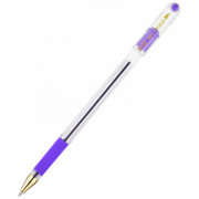 Ручка шар. MunHwa "MC Gold" фиолетовая, 0,5мм