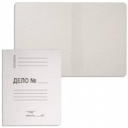 папка обложка "Дело" белая 360г/м, н/мел. картон