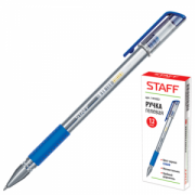 ручка гел. STAFF, 0,5 мм, синяя
