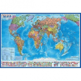 Карта мира политическая, 101*70см